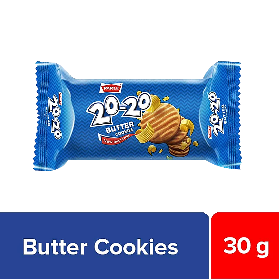 Parle 20-20 Butter Cookies (30 g) – ₹5 Pouch