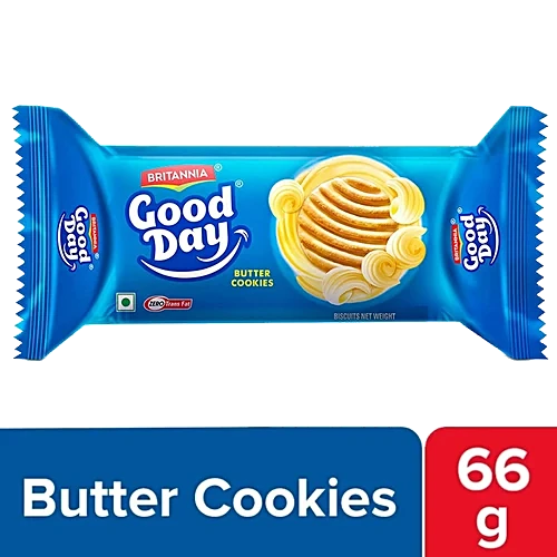 Britannia Good Day Butter Cookies (66 g) – ₹10 Pack