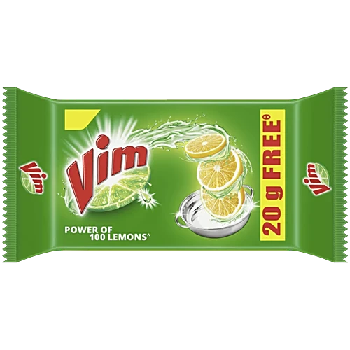 Vim Dishwash Bar – Lemon (60 g) – ₹5