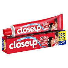 Closeup टूथपेस्ट (45 ग्राम) – ₹20